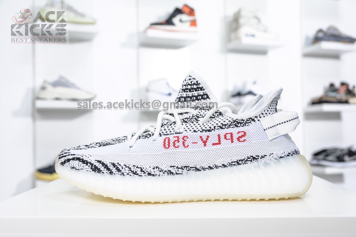 1 LWF 1:1 Best Edition Adidas Yeezy Boost 350 V2 Zebra Super Clone - Image 1