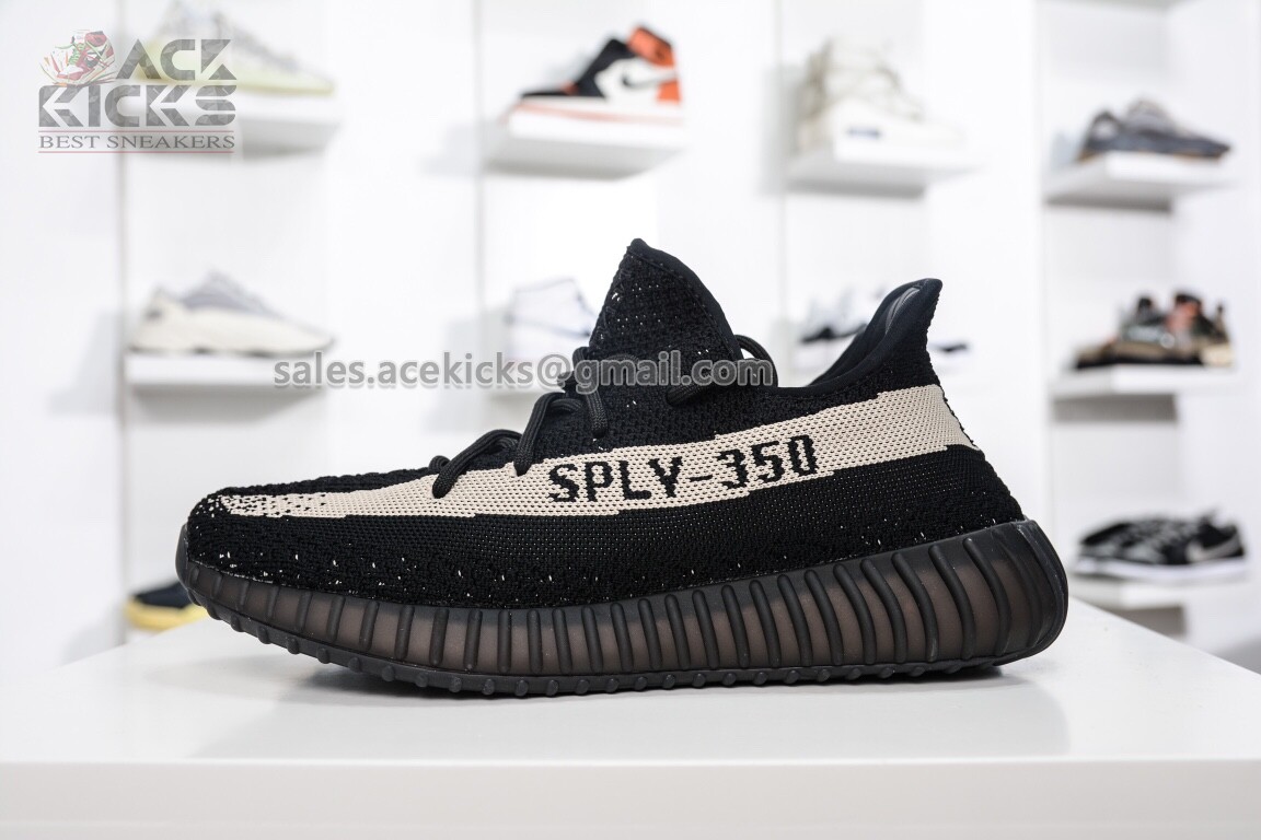wsxc1654353236204_0 LWF 1:1 Best Edition Adidas Yeezy Boost 350 V2 Core Black White Super Clone - Image 1