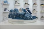 1:1 Best Edition Louis Vuitton Trainer Sneaker Denim Monogram Super Clone - Image 6