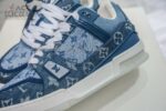 1:1 Best Edition Louis Vuitton Trainer Sneaker Denim Monogram Super Clone - Image 7