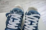 1:1 Best Edition Louis Vuitton Trainer Sneaker Denim Monogram Super Clone - Image 9