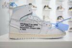 LJRF1:1 Best Edition Jordan 1 Retro High Off-White White Super Clone - Image 3