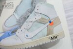 LJRF1:1 Best Edition Jordan 1 Retro High Off-White White Super Clone - Image 7