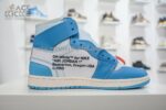 LJRF1:1 Best EditionJordan 1 Retro High Off-White University Blue Super Clone - Image 3