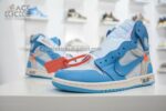LJRF1:1 Best EditionJordan 1 Retro High Off-White University Blue Super Clone - Image 4