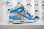 LJRF1:1 Best EditionJordan 1 Retro High Off-White University Blue Super Clone - Image 6