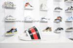 1:1 Best Edition Gucci Pursuit Pool Slides White Super Clone