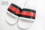 1:1 Best Edition Gucci Pursuit Pool Slides White Super Clone - Image 7