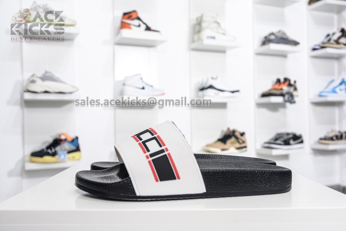 wsxc1654535230024_0 1:1 Best Edition Gucci Stripe Slide White Super Clone - Image 1