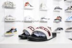 1:1 Best Edition Gucci Stripe Slide White Super Clone - Image 5