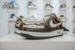 1:1 Best Edition Nike Air Force 1 Low Louis Vuitton Monogram Brown Damier Azur Super Clone - Image 4