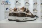 1:1 Best Edition Nike Air Force 1 Low Louis Vuitton Monogram Brown Damier Azur Super Clone - Image 6