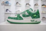 1:1 Best Edition Louis Vuitton Nike Air Force 1 Low By Virgil Abloh White Green Super Clone