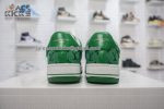 1:1 Best Edition Louis Vuitton Nike Air Force 1 Low By Virgil Abloh White Green Super Clone - Image 2