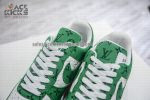 1:1 Best Edition Louis Vuitton Nike Air Force 1 Low By Virgil Abloh White Green Super Clone - Image 8