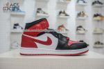 LJRF1:1 Best Edition Jordan 1 Mid Bred Toe Super Clone - Image 3